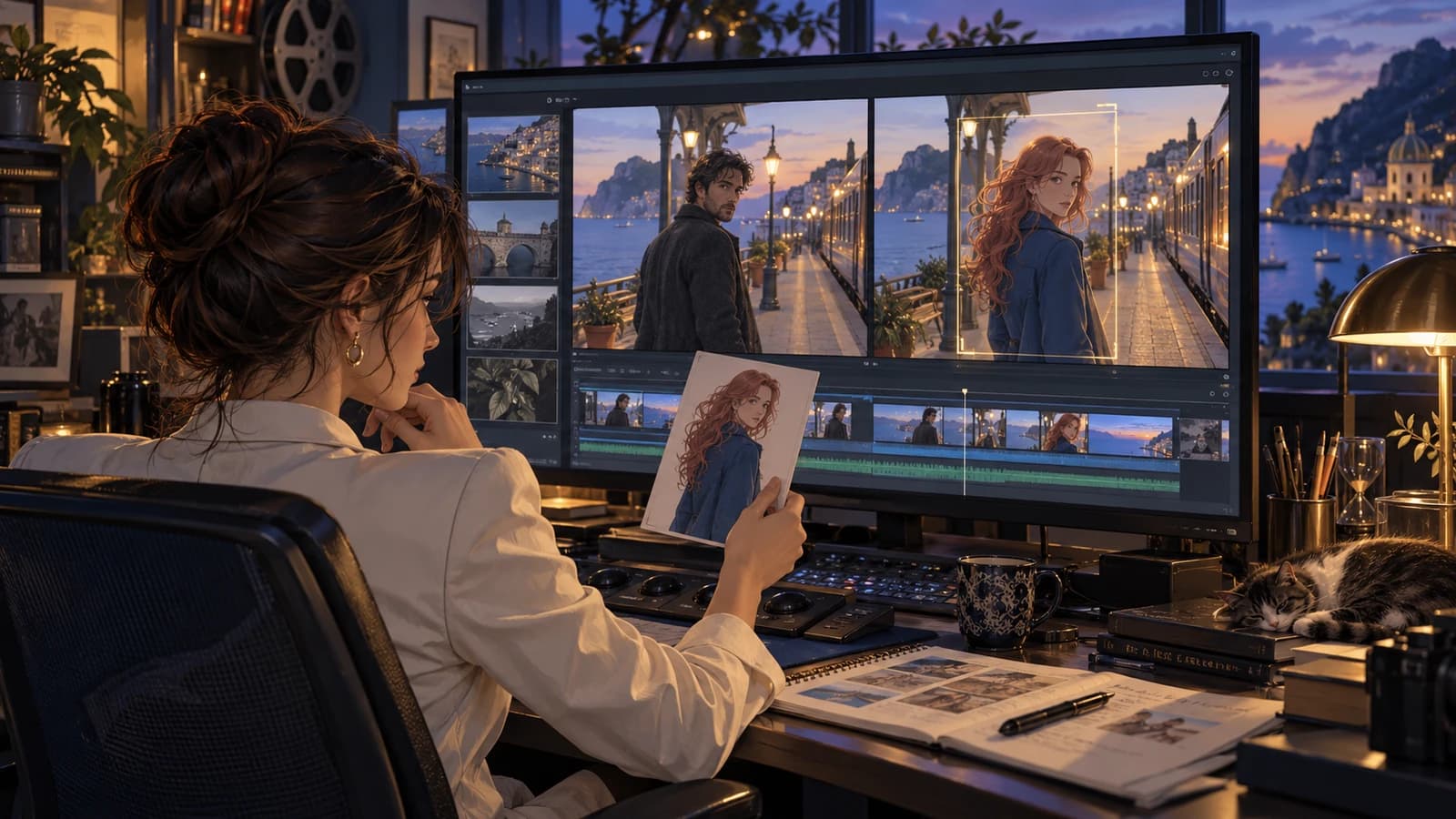 Replace a Character in an Existing Video: Scene and Occlusion Checks